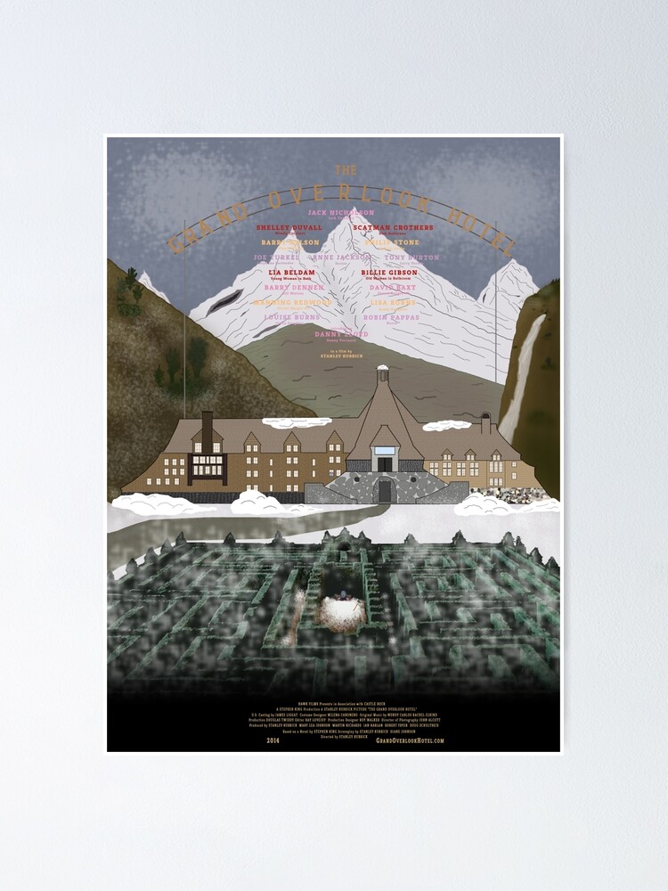 Grand Overlook Hotel Poster Von Dougthrash Redbubble