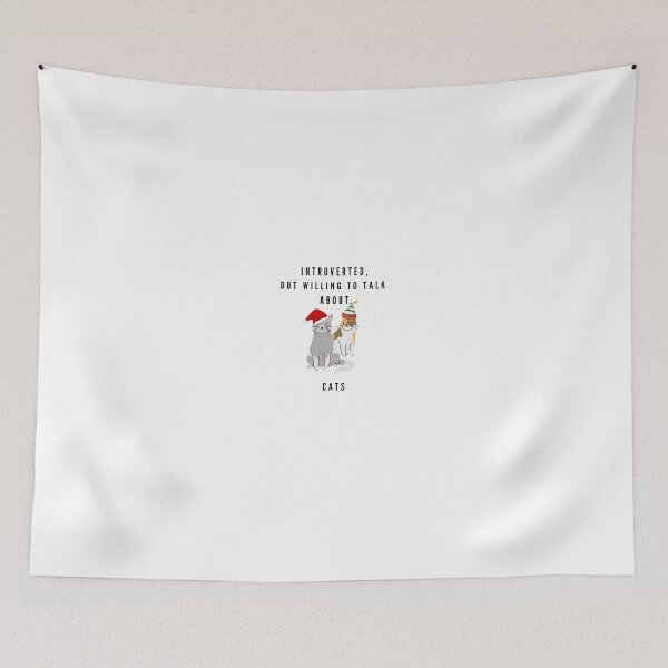 Item preview, Introverted Christmas Cat designed and sold by SelenaJ.