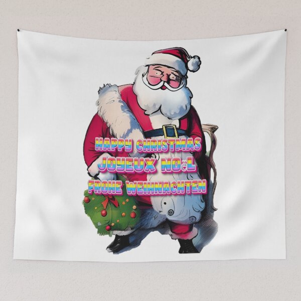 Item preview, Happy Christmas  in 3 languages  designed and sold by David-Howells.