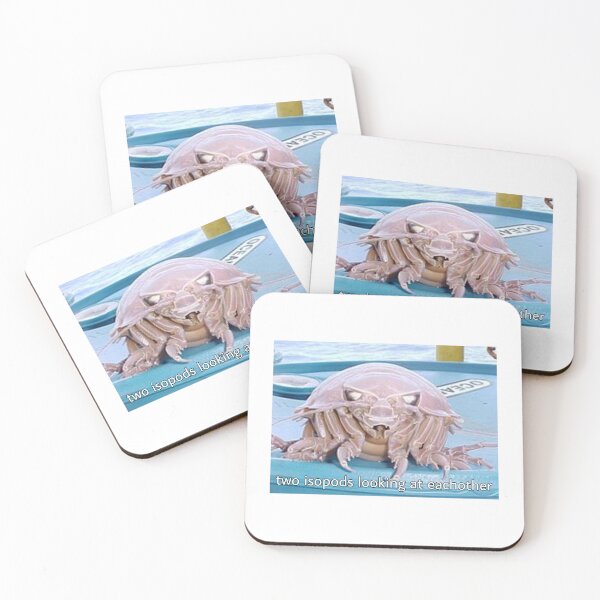 Item preview, 2 isopods looking at eachother, isopod merch  designed and sold by skritchy-.