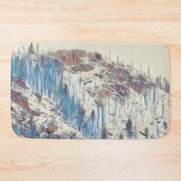 Item preview, Snow Covered Hill - Mountains in Winter designed and sold by MistyMorningsOR.