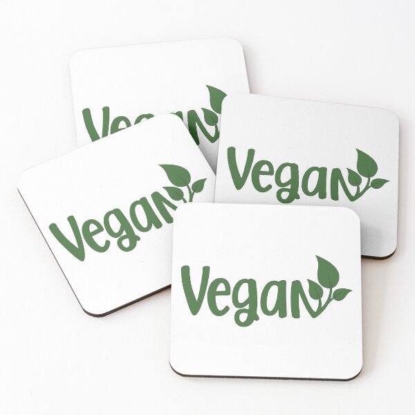 Item preview, Vegan Leaf Text Green Border designed and sold by Alec Buchan.