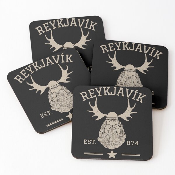 Item preview, Reykjavik Iceland Viking Vintage Athletic designed and sold by Hoiho Adventure Shirts.