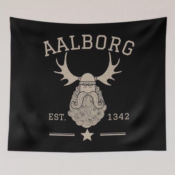Item preview, Aalborg Denmark Viking Vintage Athletic designed and sold by Hoiho Adventure Shirts.