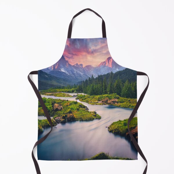 Item preview, River and Mountains Landscape designed and sold by Dreaming Pixels.