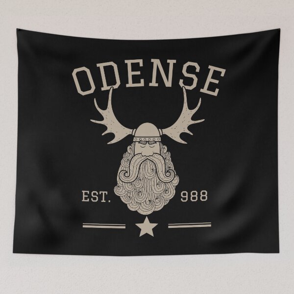 Item preview, Odense Denmark Viking Vintage Athletic designed and sold by Hoiho Adventure Shirts.