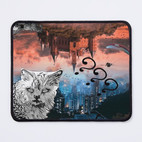Item preview, Surreal cat portrait designed and sold by Cyberomiz.