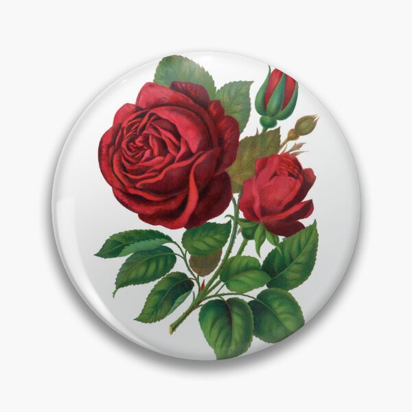 Item preview, Red rose / Prince Camille De Rohan lithograph designed and sold by JJAarts.