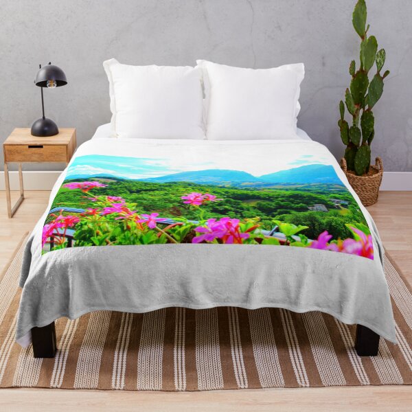 Item preview, Scenery from Montefortino with flowers, thickets, fields and Sibillini designed and sold by Kristina Drozd.