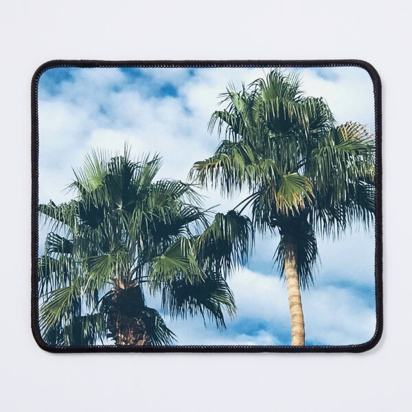 Item preview, Palm Trees In Sky With Big White Clouds designed and sold by DEC02.