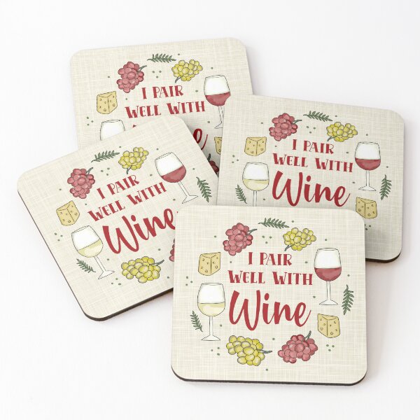 Artikelvorschau, Ich kombiniere gut mit Wein entworfen und verkauft von KrisInStitches.