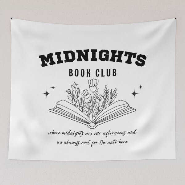Item preview, MIDNIGHTS BOOK CLUB (MINIMALIST DESIGN) designed and sold by cottagecorococo.