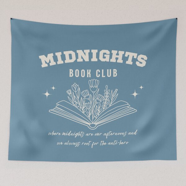 Item preview, Copy of MIDNIGHTS BOOK CLUB (BLUE - MINIMALIST DESIGN) designed and sold by cottagecorococo.