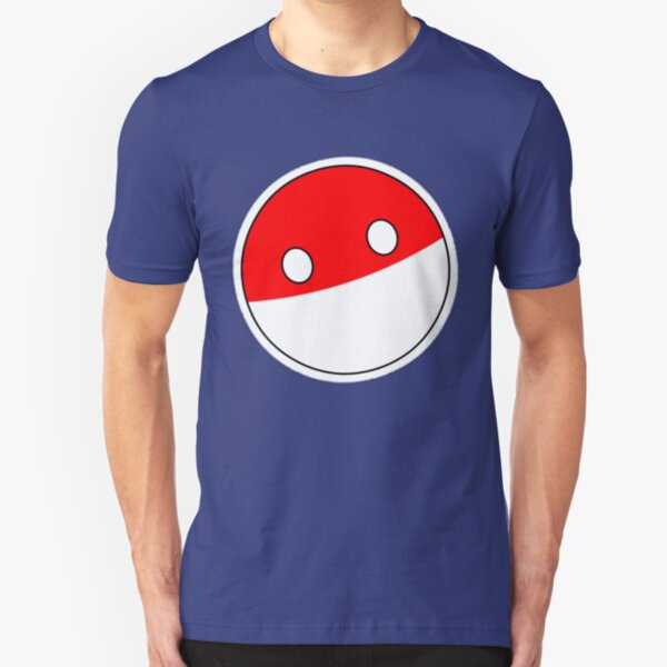 Polandball | Countryball Slim Fit T-Shirt