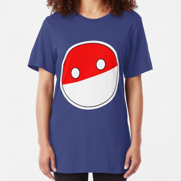 Polandball | Countryball Slim Fit T-Shirt