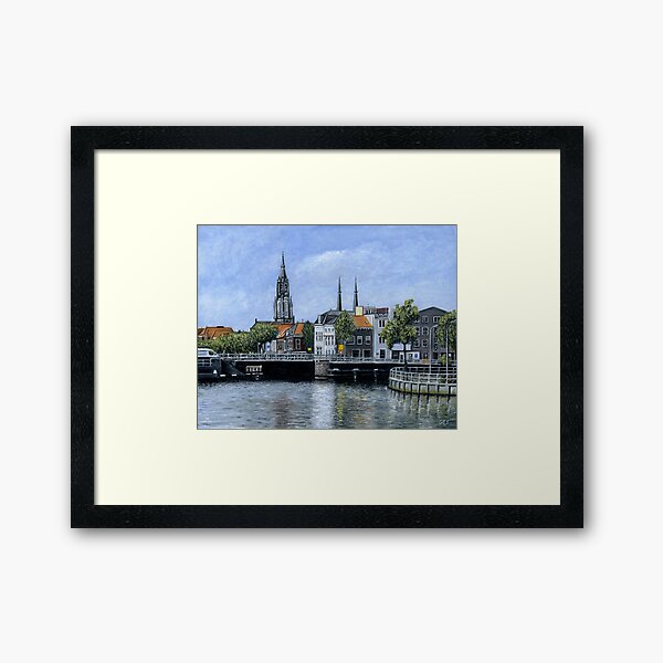 View, Delft, Netherlands Framed Art Print