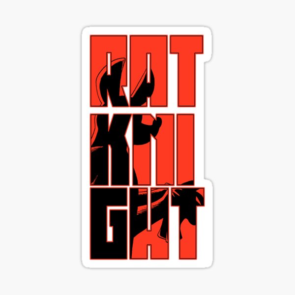 Rat Knight Logo Sticker