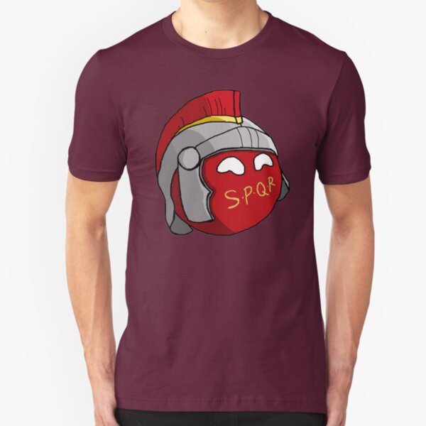 SPQR Ball RomeBall Slim Fit T-Shirt