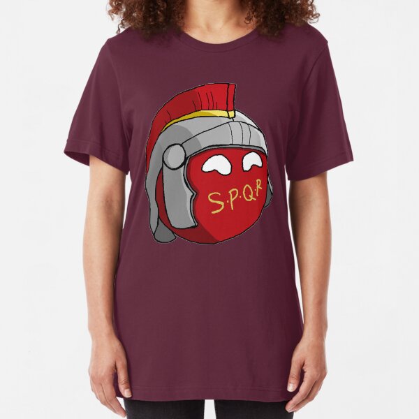 SPQR Ball RomeBall Slim Fit T-Shirt