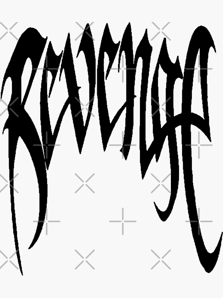 Xxxtentacion Revenge Sticker For Sale By Bestshop4 Redbubble 