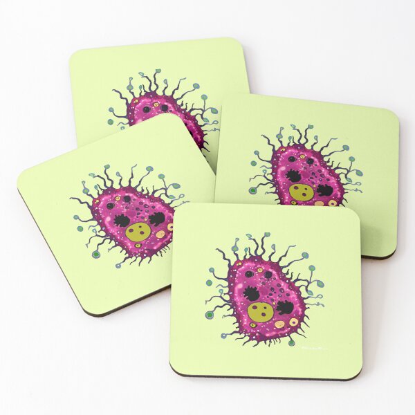 Item preview, Digital image of the pink microbe 1 designed and sold by Gala-life1.