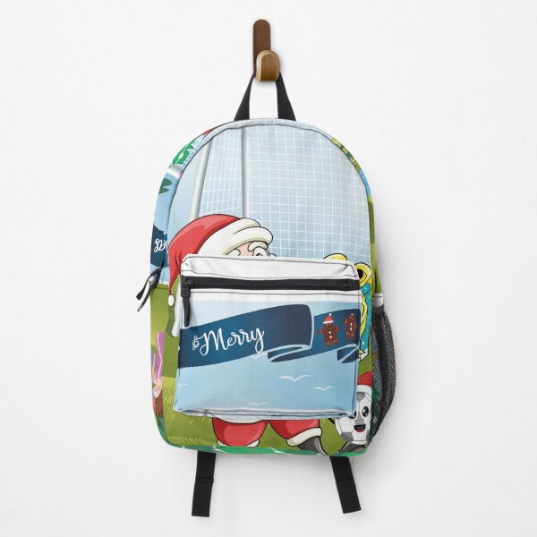 Item preview, Santa Claus playing football with gifts designed and sold by MMA--Designer.