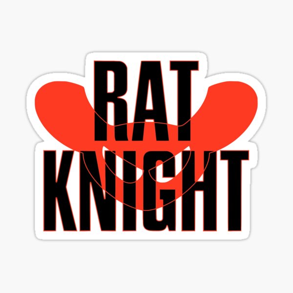 Rat Knight Logo Sticker