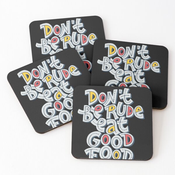 Item preview, Don't be rude eat good food designed and sold by ABORIKA.