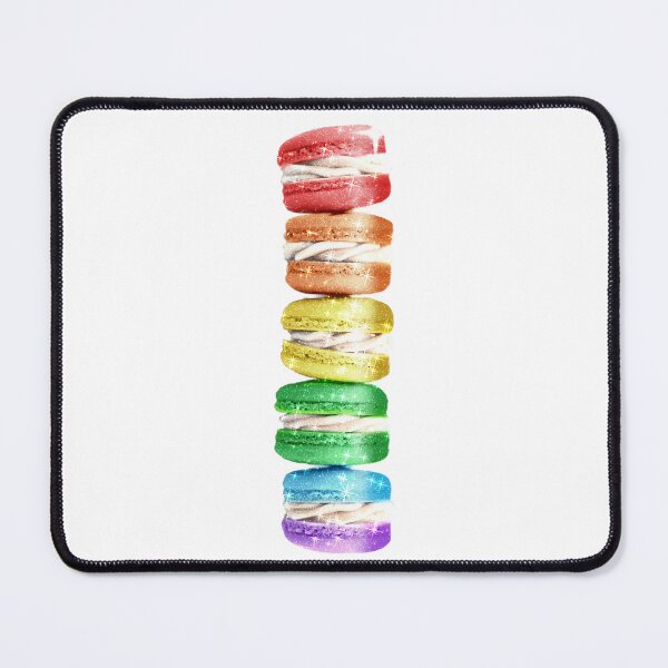 Item preview, Rainbow Macarons Tower Love Pastry Kawaii Sweet Cake designed and sold by Jolly-Yosei.