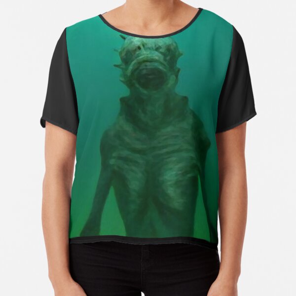 Deep Sea Hell: Curious Humanoid #2 Chiffon Top