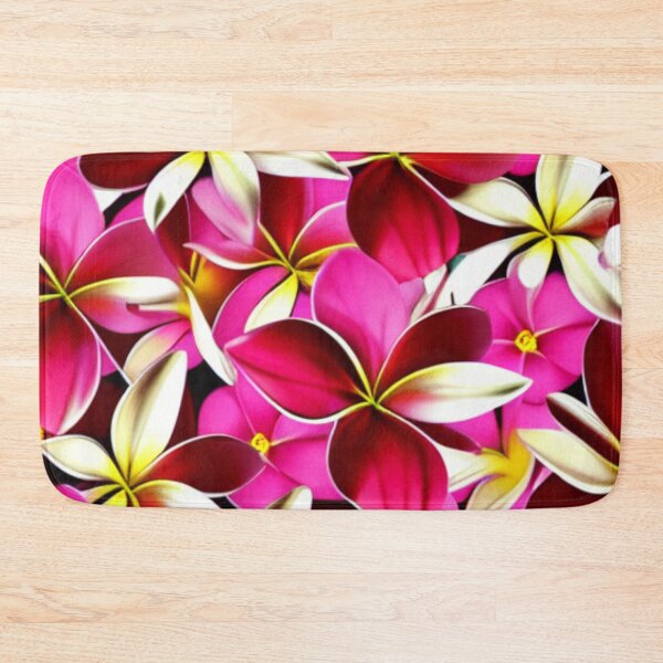 Item preview, Pretty pink and white frangipani garden designed and sold by FGCART.