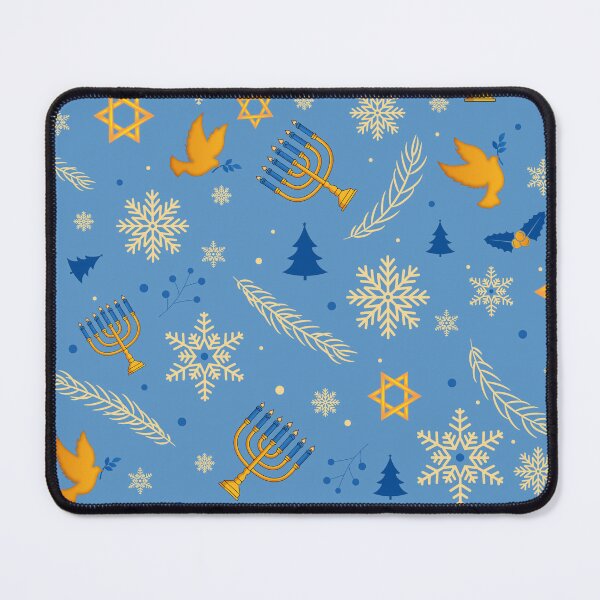 Item preview, Hanukkah Winter Pattern designed and sold by Christine Mullis.