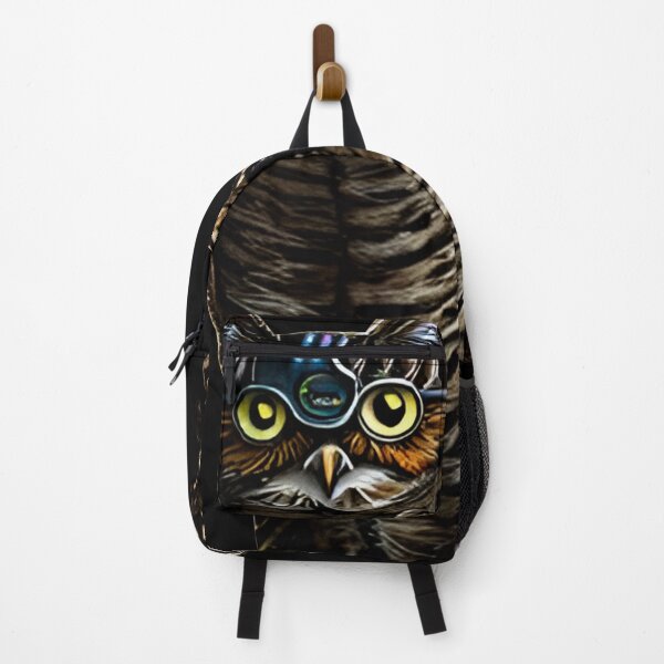 Item preview, a cat and an owl AI bird lover  designed and sold by SBlagojevic.