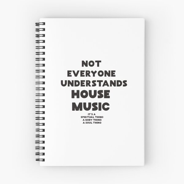 Item preview, Not everyone understands house music (black) designed and sold by paulo silveira.
