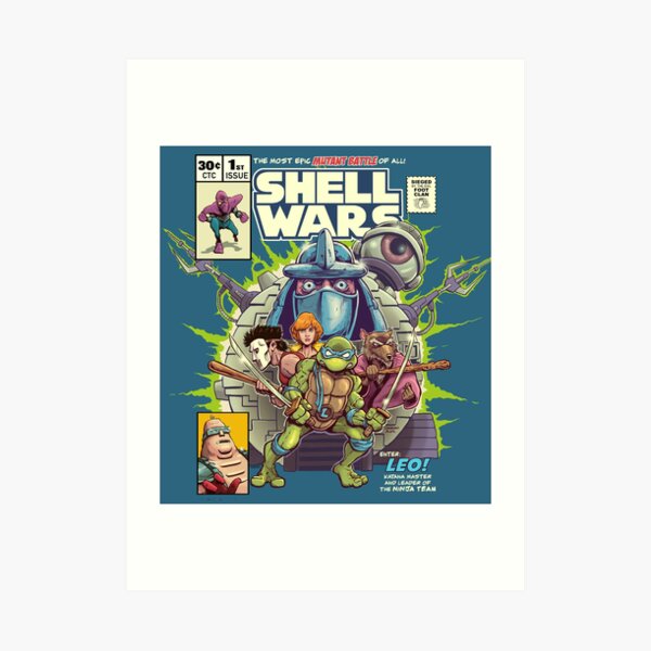 Shell Wars Art Print