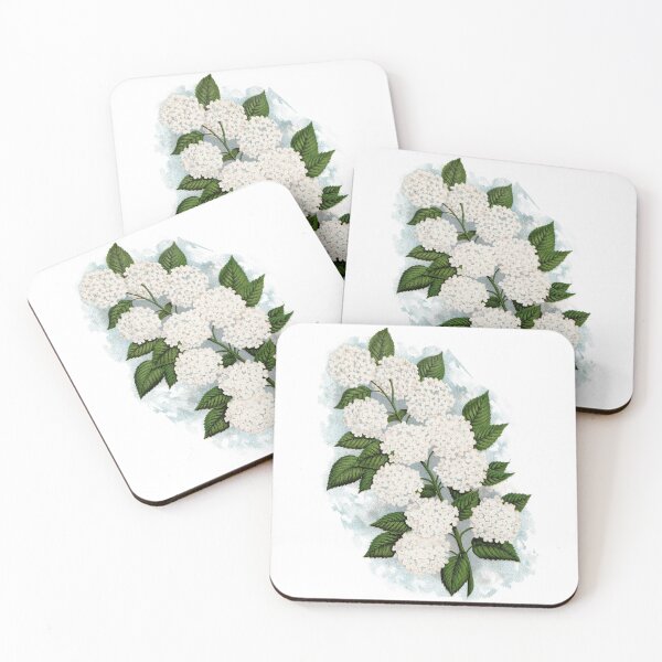 Item preview, Japanese snowball flower lithograph designed and sold by JJAarts.