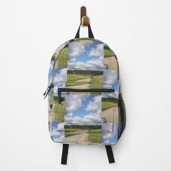 Item preview, Wheeler cruisin' dirt road under beautiful summer sky designed and sold by Katherine Rose.