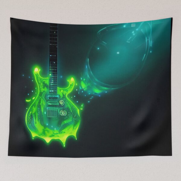 Item preview, Radioactive Guitar designed and sold by PsyFreak! arts.