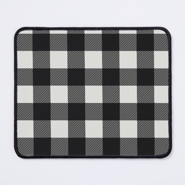 Item preview, white and black Christmas plaid repeated pattern designed and sold by Tanuja  Sharma.