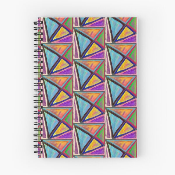 Item preview, Triangles I, a lyrical colour field abstract painting designed and sold by thalasson.