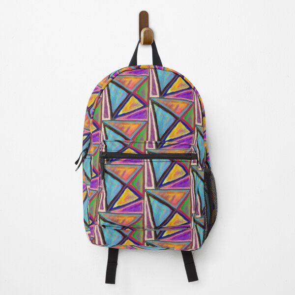 Item preview, Triangles I, a lyrical colour field abstract painting designed and sold by thalasson.