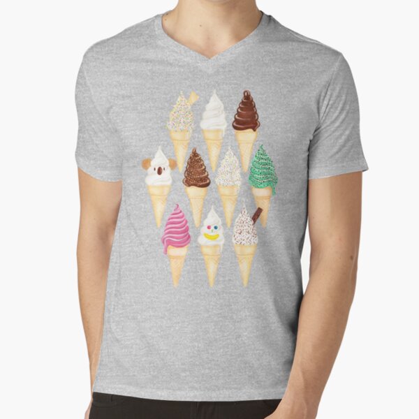Soft Serve Sundays | Vanilla V-Neck T-Shirt