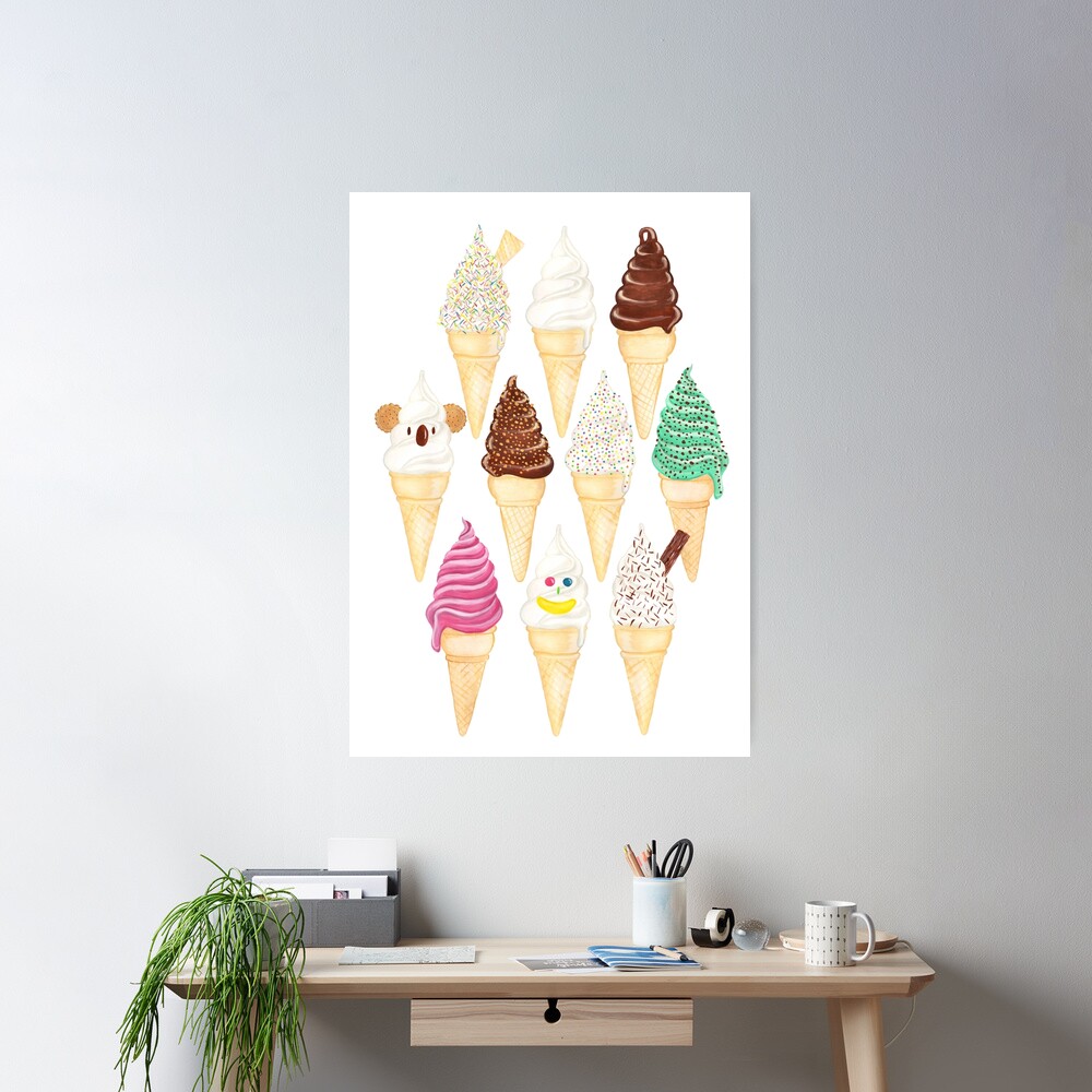 Soft Serve Sundays - Vanilla Poster