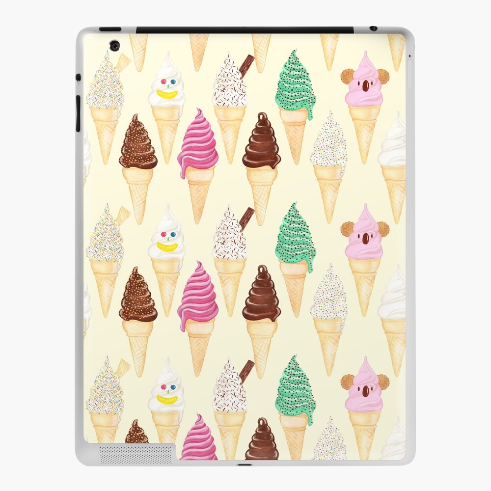 I Scream You Scream, We All Scream For Ice Cream - CREAM iPad Case & Skin  for Sale by Lallinda