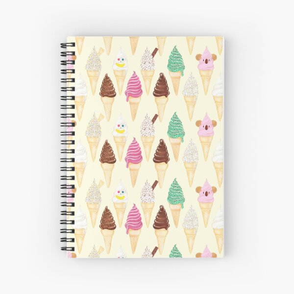 Soft Serve Sundays | Vanilla Spiral Notebook
