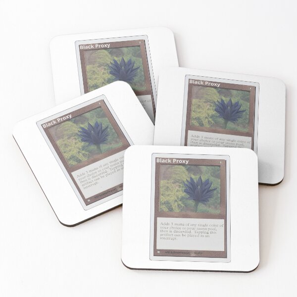 Item preview, Black Proxy Magic Spoof Card Art designed and sold by StickerBird.