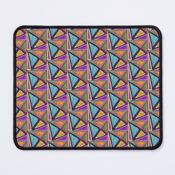 Item preview, Triangles I, a lyrical colour field abstract painting designed and sold by thalasson.