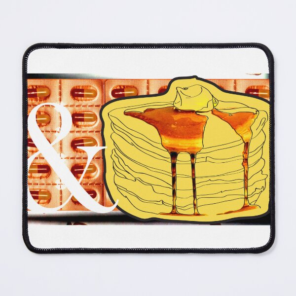 Artikelvorschau, Pfannkuchen und Prozac Mixed Media Sirup Pillen Poster entworfen und verkauft von Theokotos.