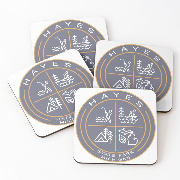 Item preview, Hayes State Park MI Heraldic Logo designed and sold by VanyaKar.