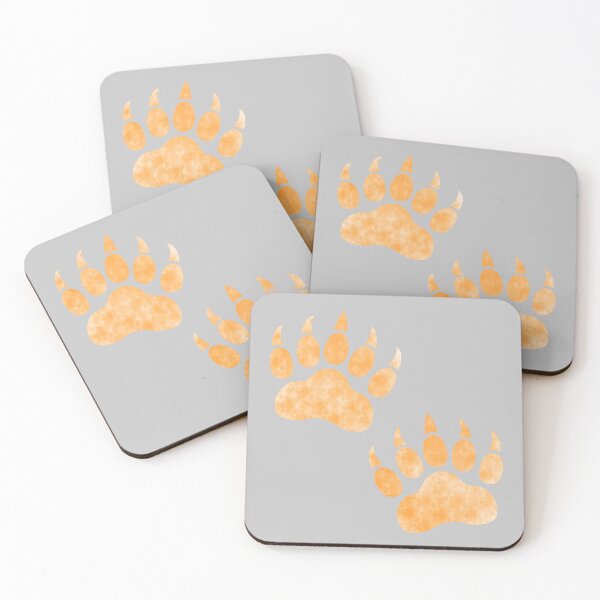 Item preview, Bear Paws - Orange designed and sold by TheeForestFox Shop.
